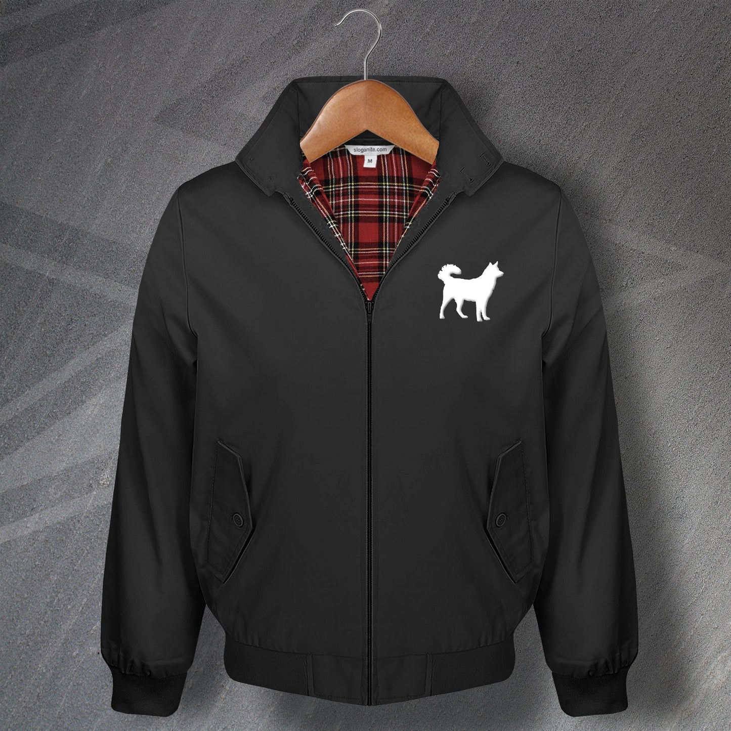 Siberian Husky Harrington Jacket