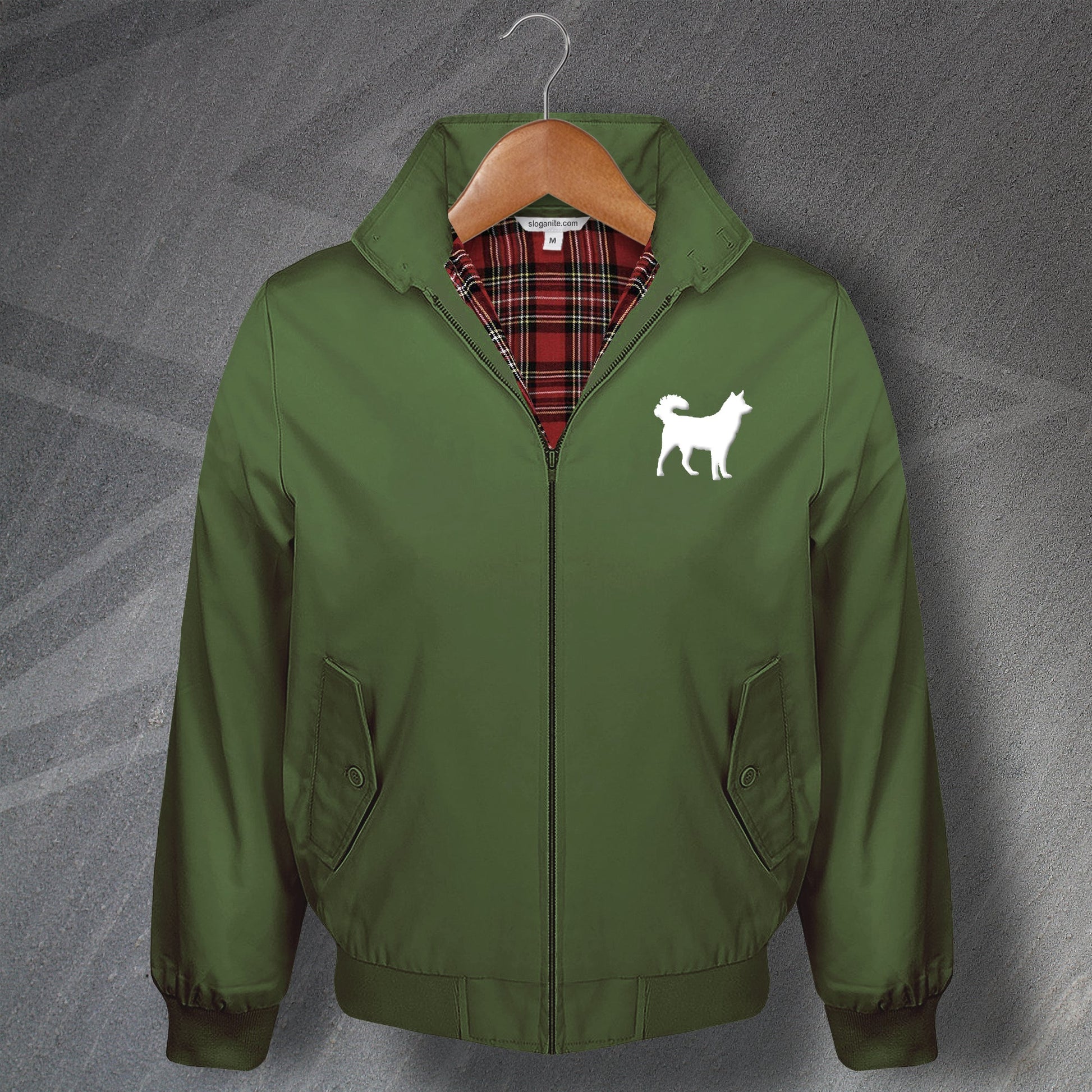 Siberian Husky Harrington Jacket