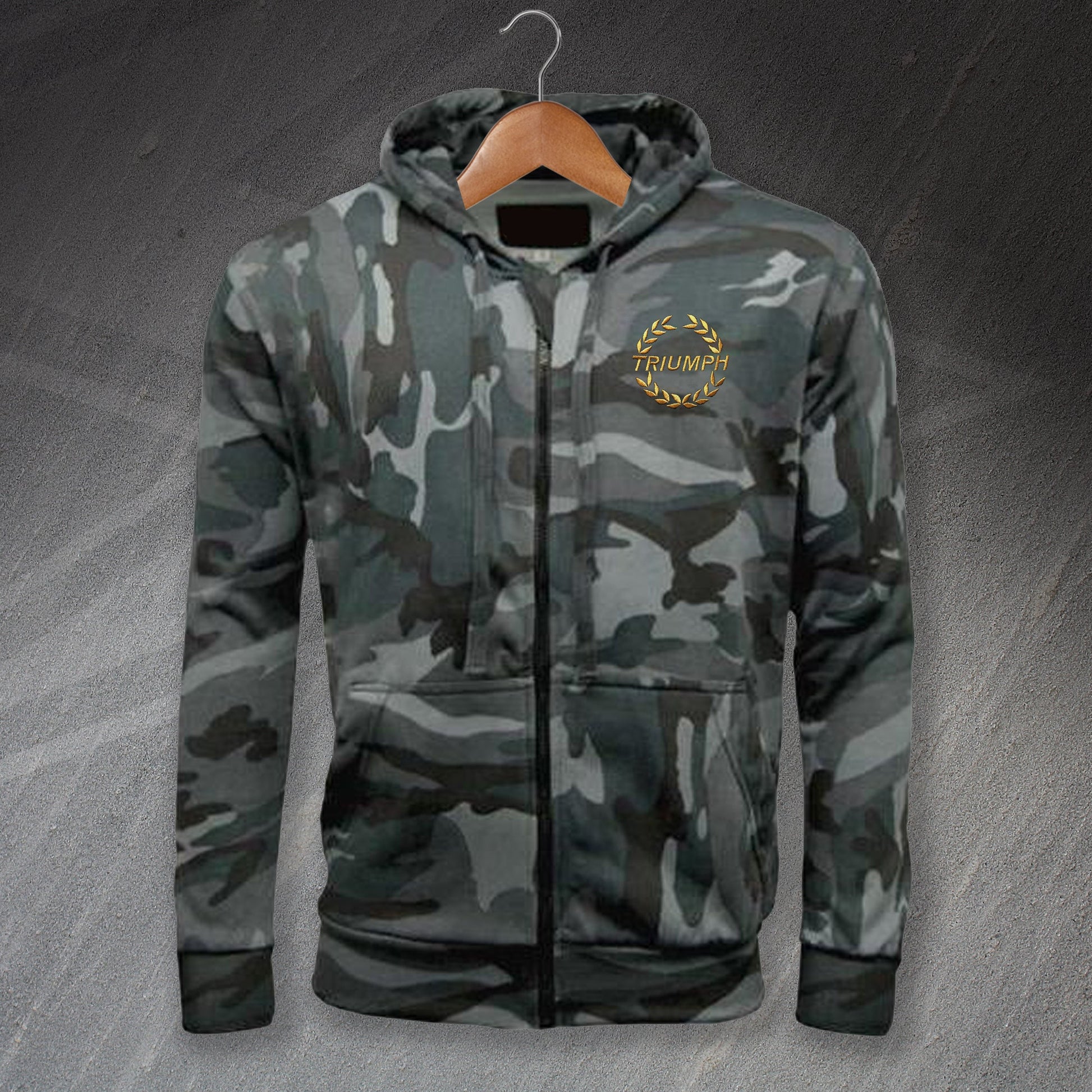 Triumph Motor Company Camouflage Hoodie