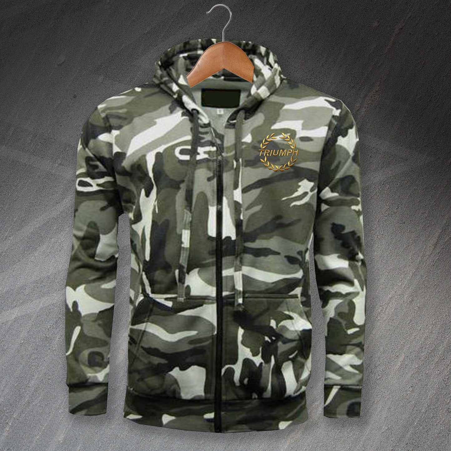 Triumph Motor Company Camouflage Hoodie