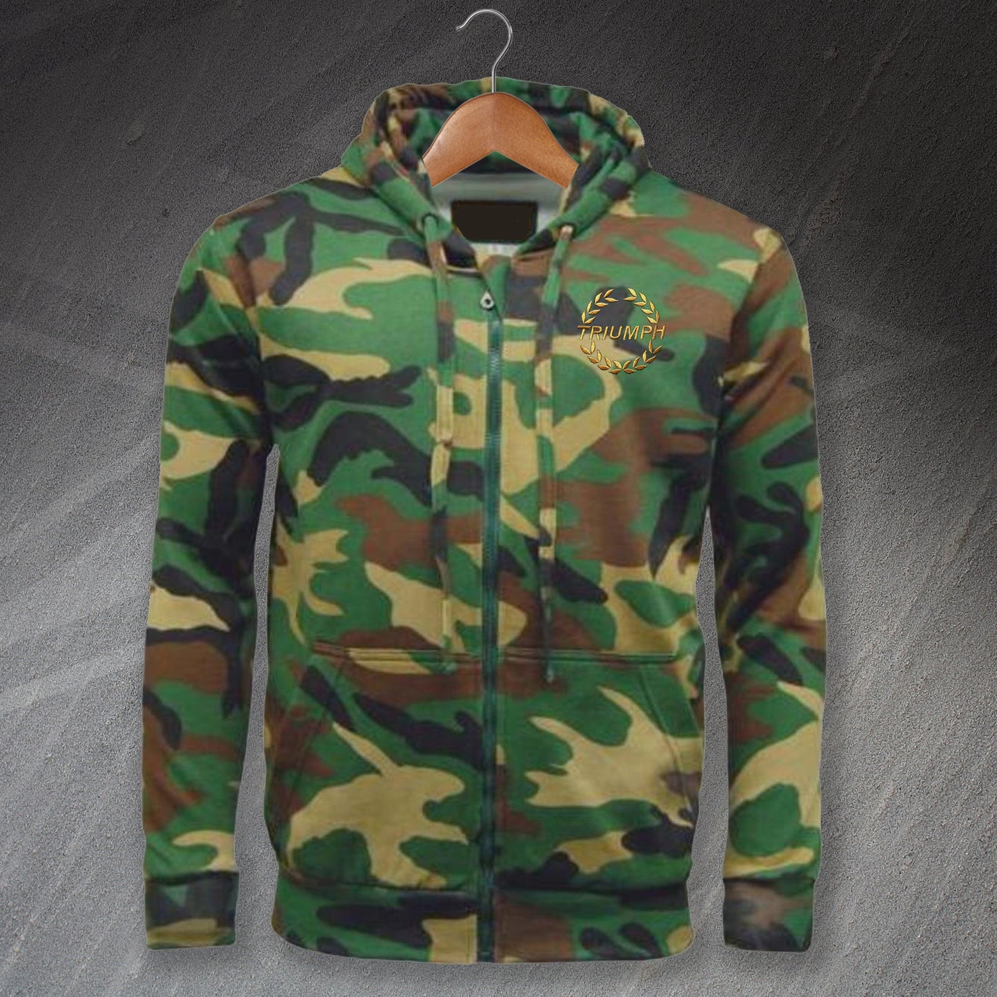 Triumph Motor Company Camouflage Hoodie