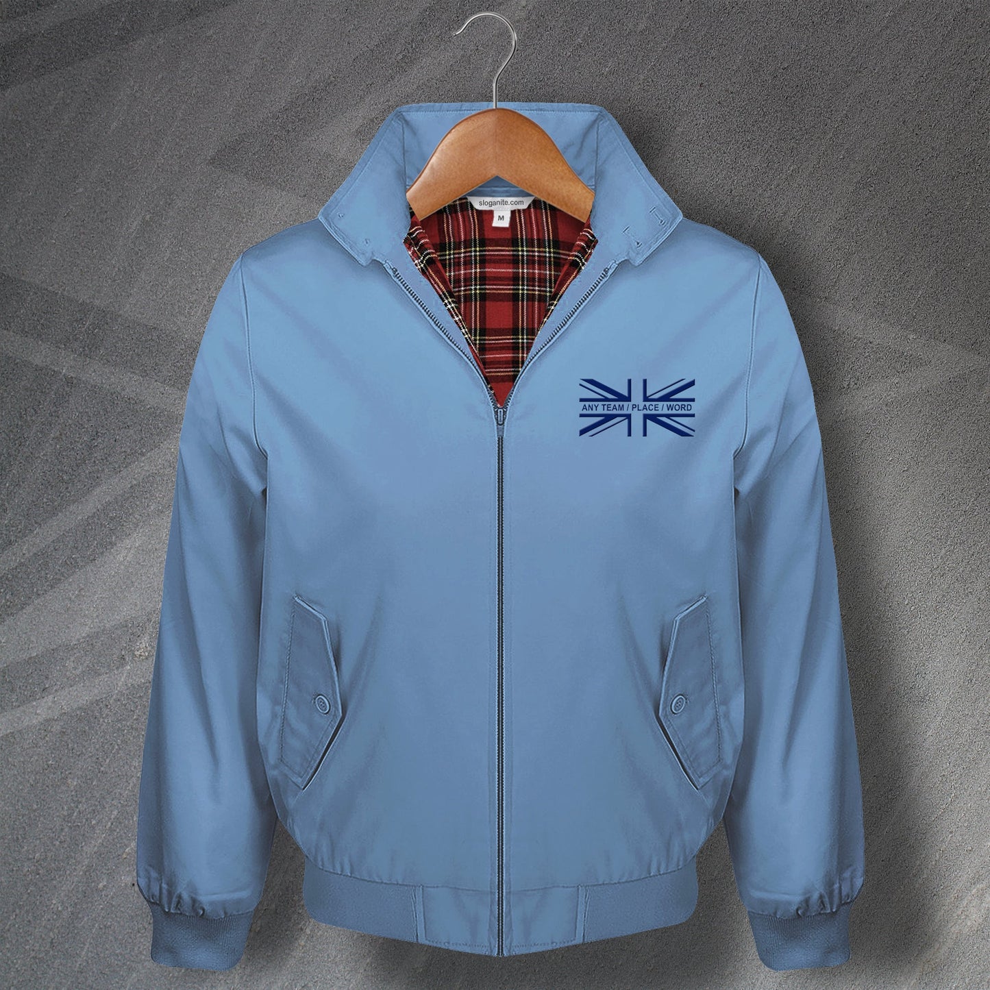 Personalised Union Jack Flag Harrington Jacket