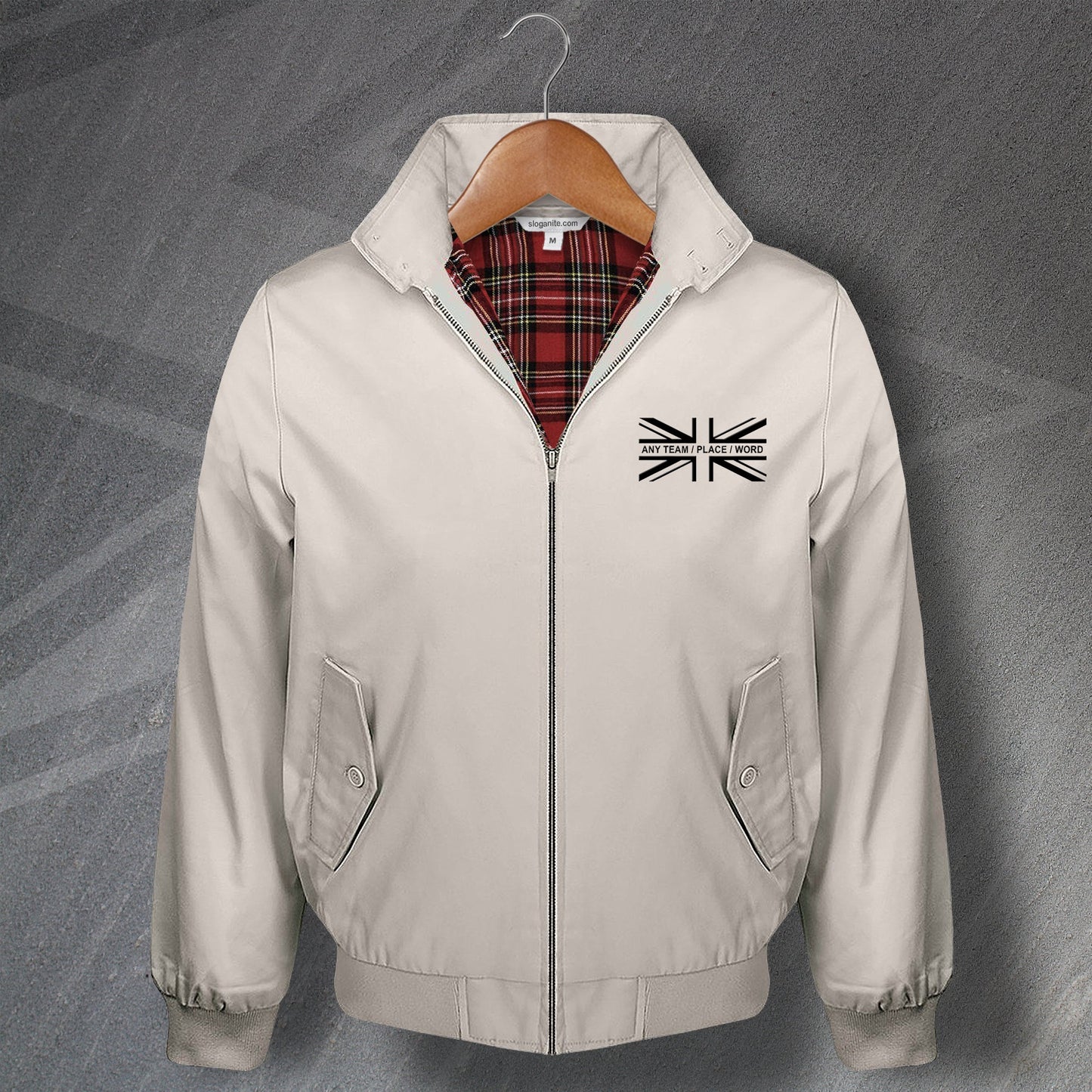 Personalised Union Jack Flag Harrington Jacket