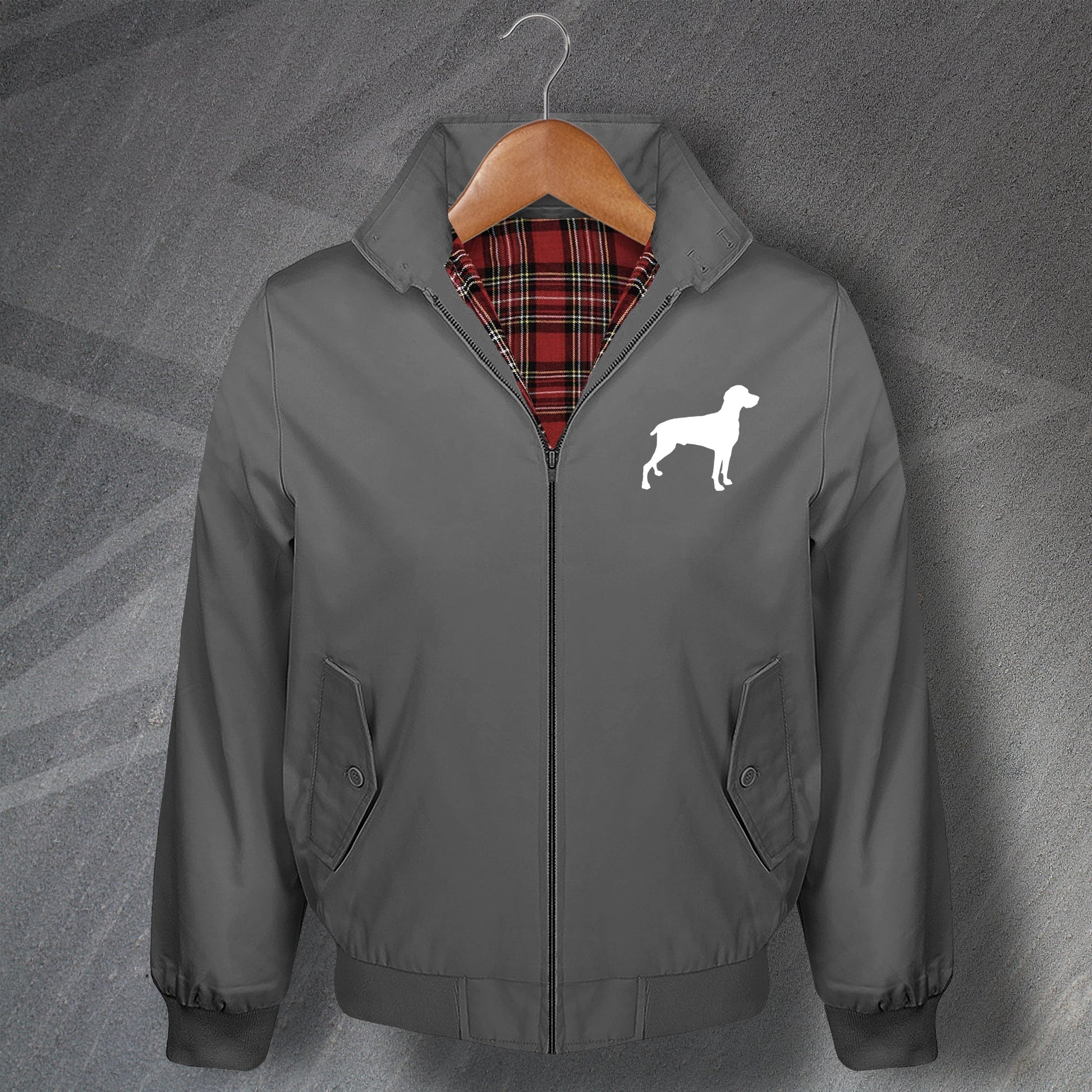 Weimaraner Harrington Jacket