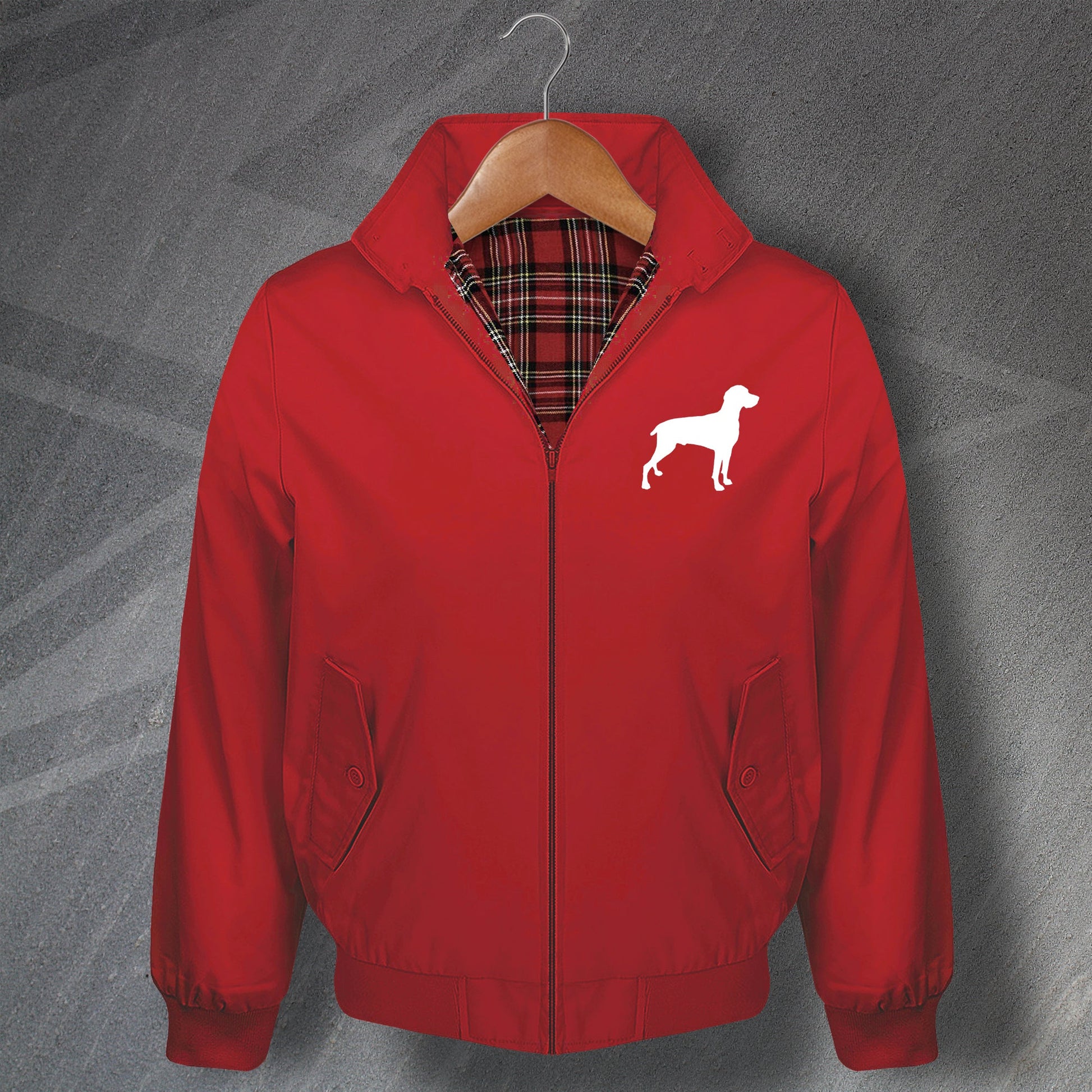 Weimaraner Harrington Jacket