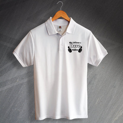 Dave Embroidered Polo Shirt