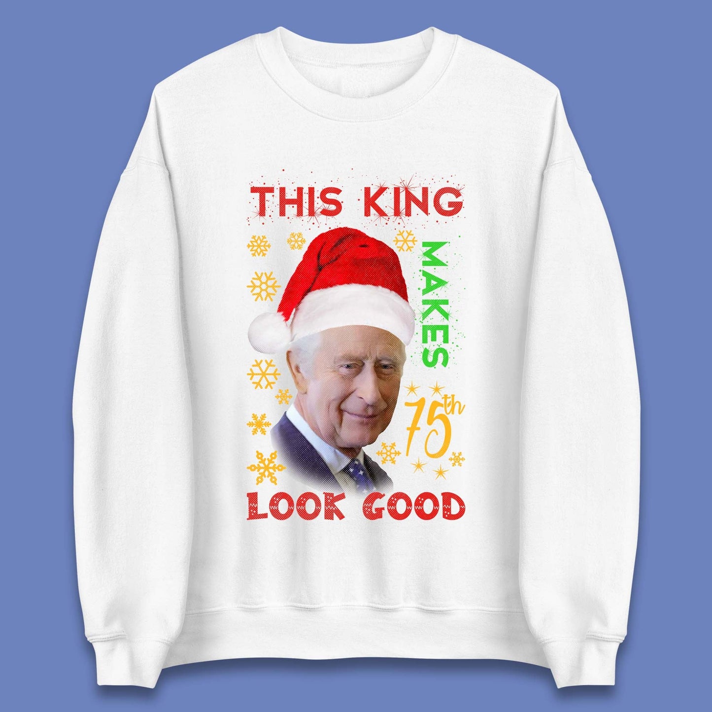 King Charles Christmas Jumper