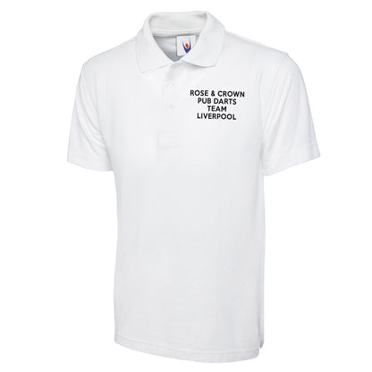 Personalised Darts Team Embroidered Classic Polo Shirt