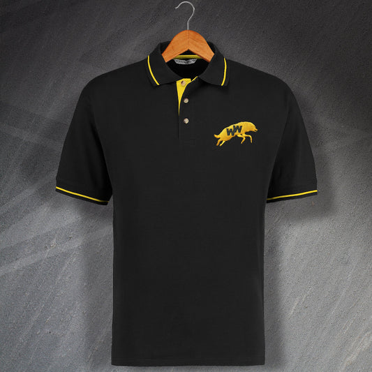 Retro Wolves Polo Shirt