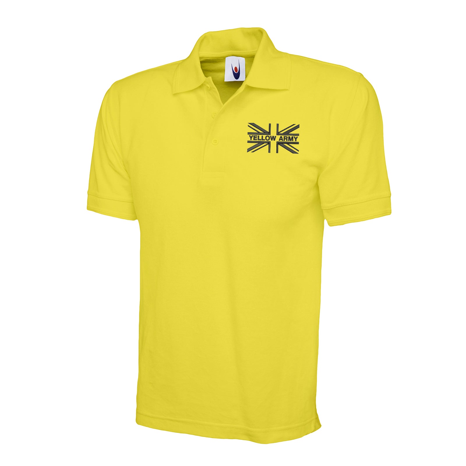 Yellow Army Union Jack Polo Shirt
